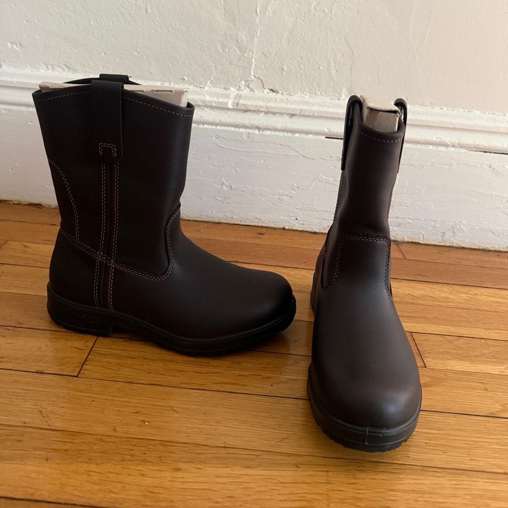 Blundstone Originals Rigger Boot 2528, Dark Brown Leather Boot, size US Womens 7 - Picture 11 of 12